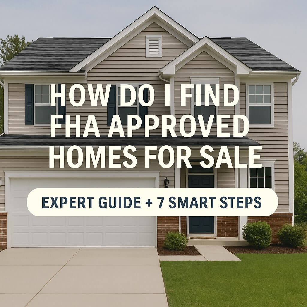 how do i find fha approved homes for sale