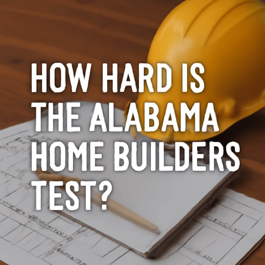 how hard is the alabama home builders test