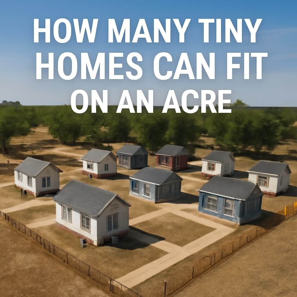 how many tiny homes can fit on an acre