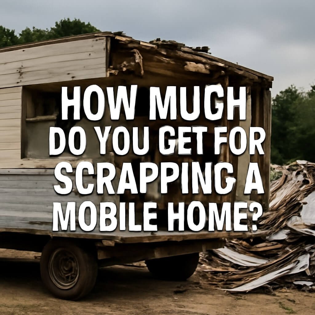 how much do you get for scrapping a mobile home