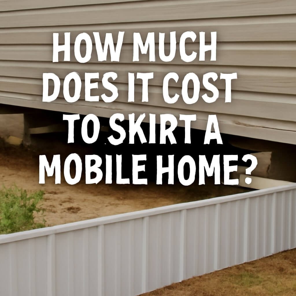 how much does it cost to skirt a mobile home