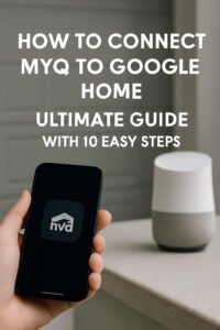 how to connect myq to google home