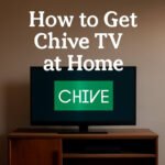 how to get chive tv at home