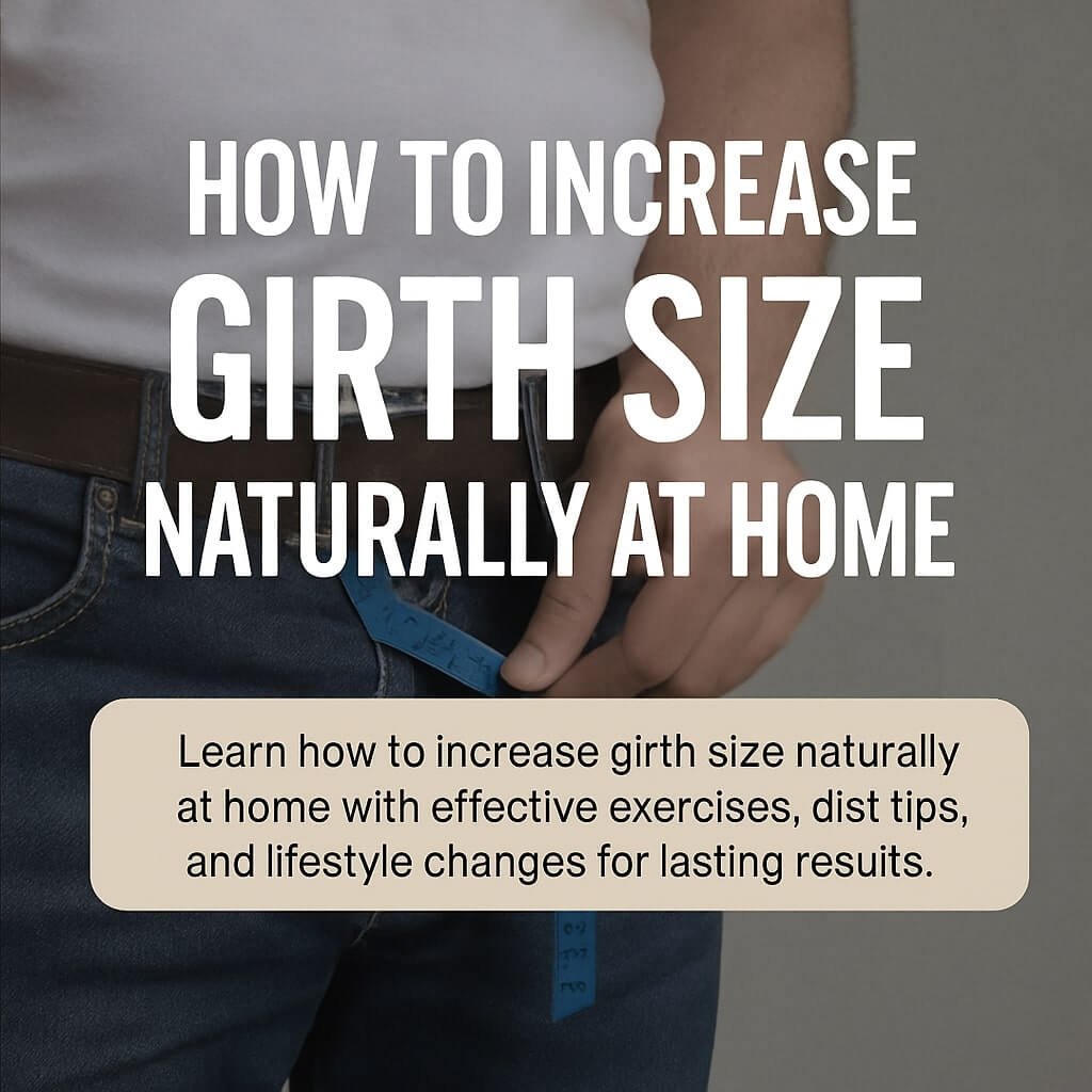 how to increase girth size naturally at home