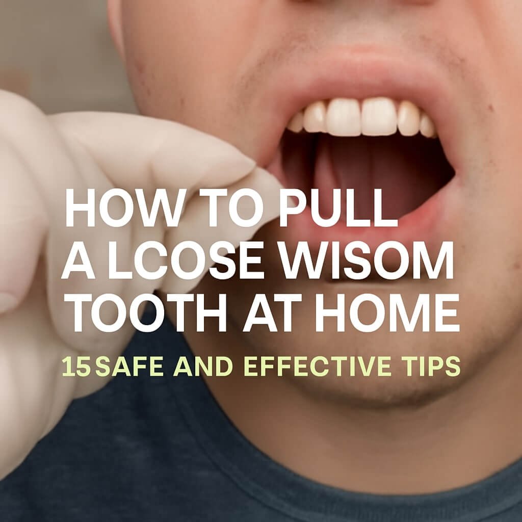 how to pull a loose wisdom tooth at home