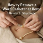 how to remove a word catheter at home
