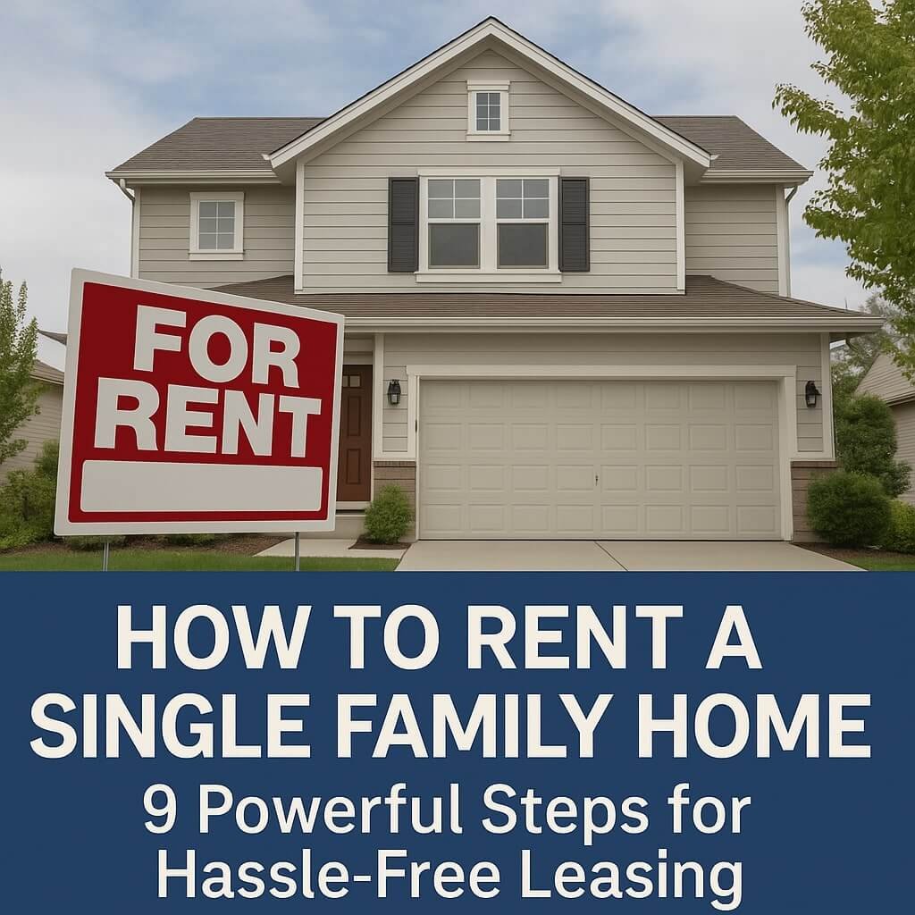 how to rent single family home