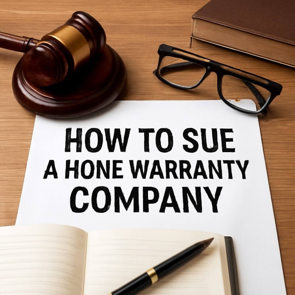 how to sue a home warranty company