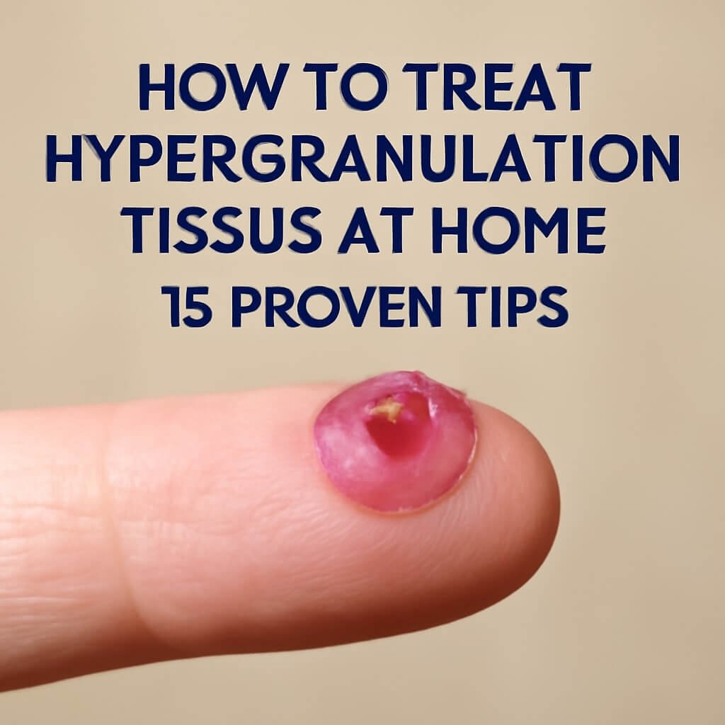 how to treat hypergranulation tissue at home