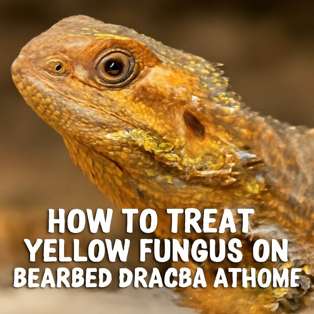 how to treat yellow fungus on bearded dragon at home