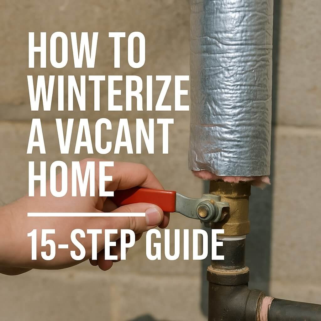 how to winterize a vacant home