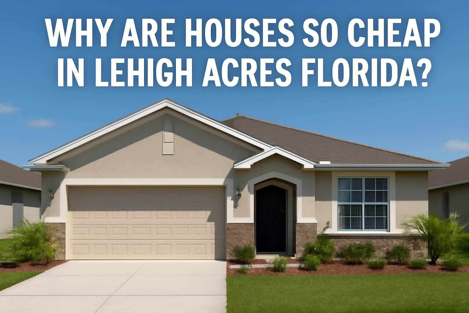why are houses so cheap in lehigh acres florida