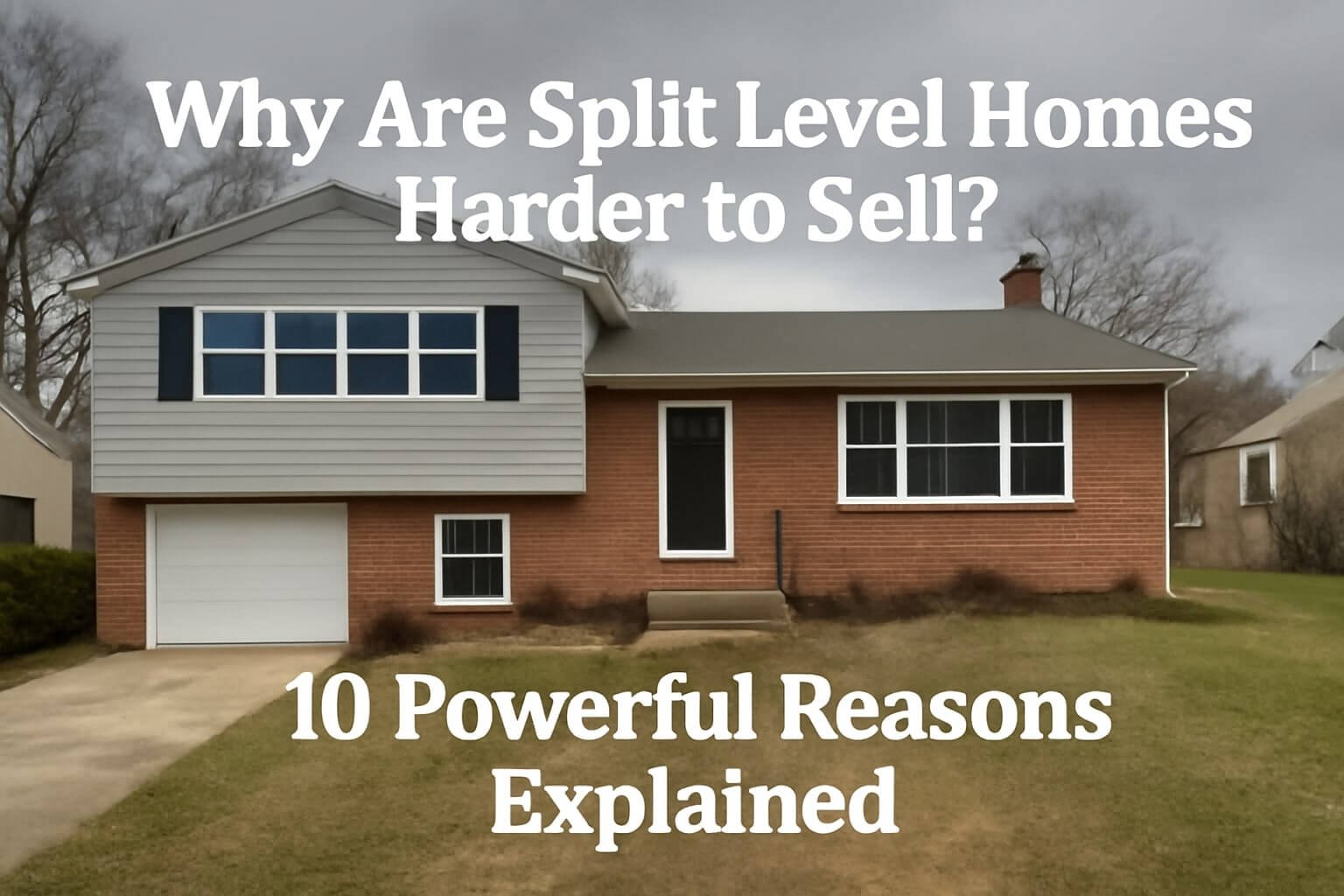 why are split level homes harder to sell