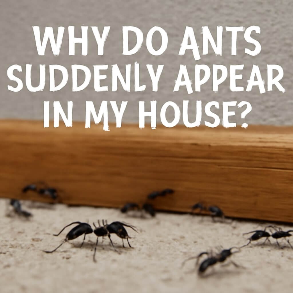 why do ants suddenly appear in my house