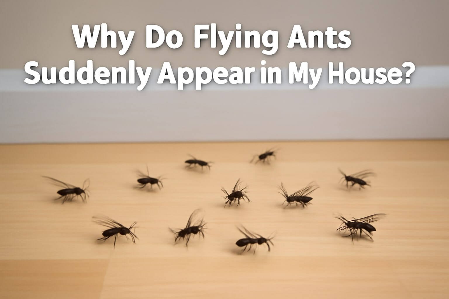 why do flying ants suddenly appear in my house