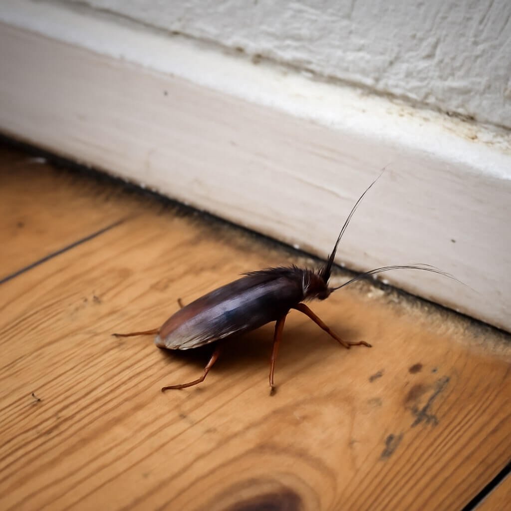 why do i have wood roaches in my house