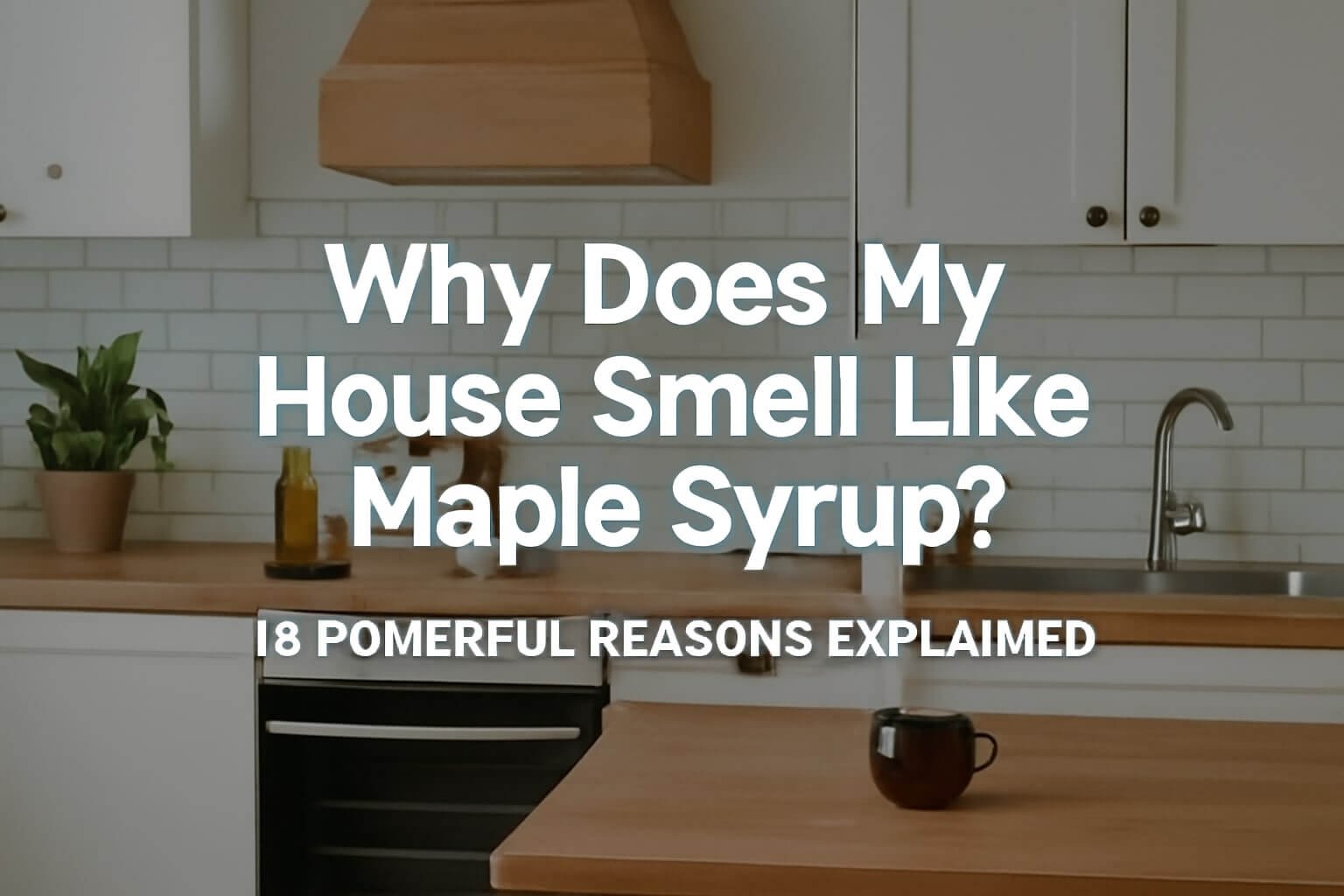 why does my house smell like maple syrup