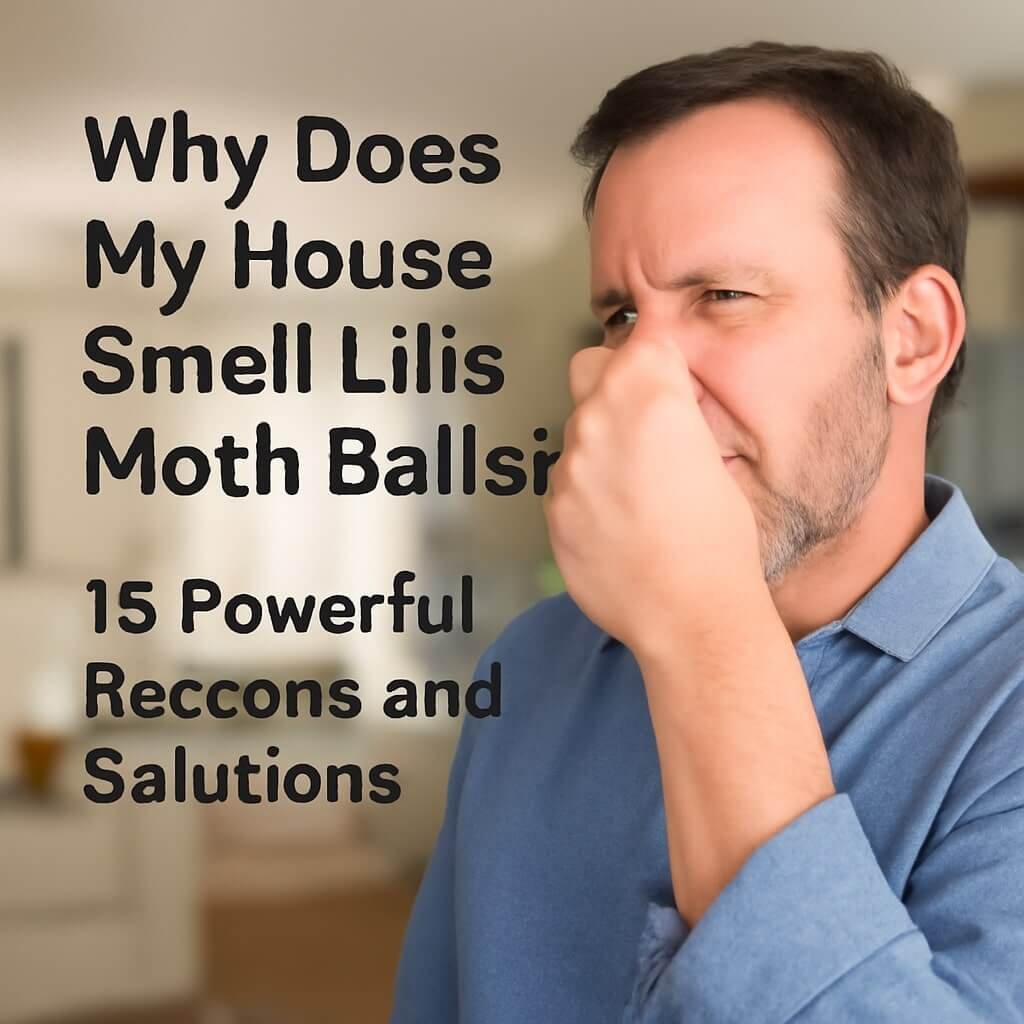 why does my house smell like moth balls