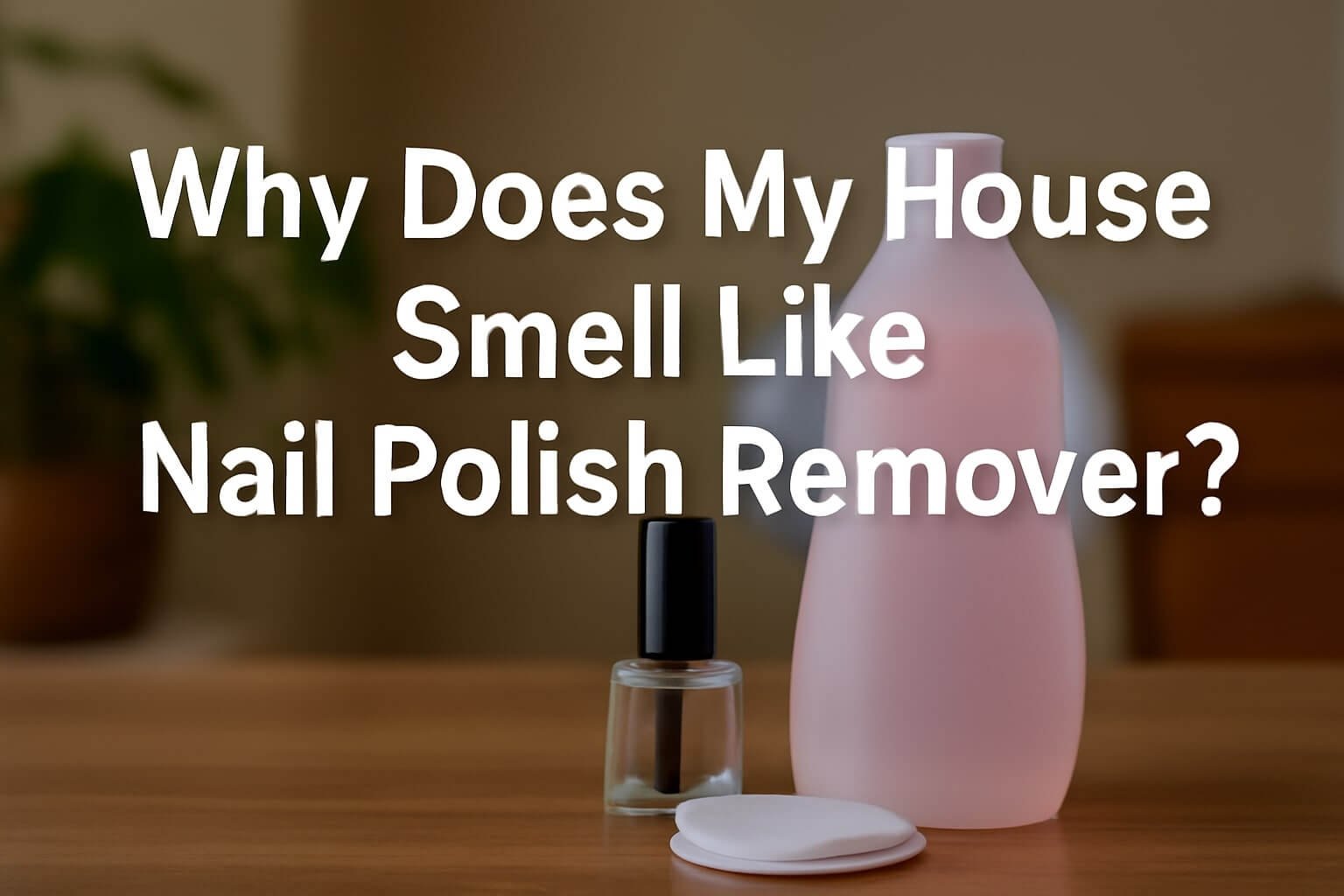 why does my house smell like nail polish remover