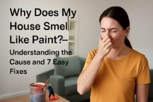 why does my house smell like paint