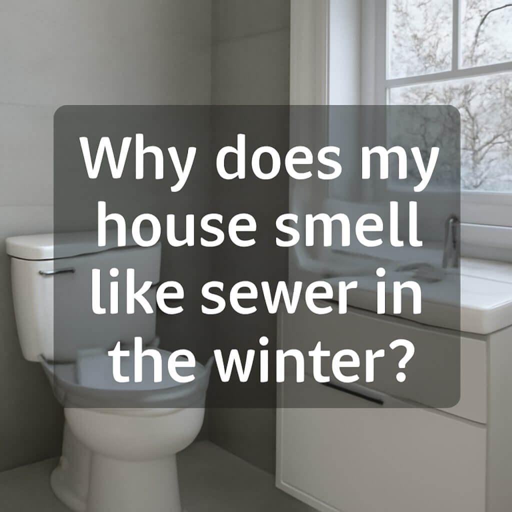 why does my house smell like sewer in the winter