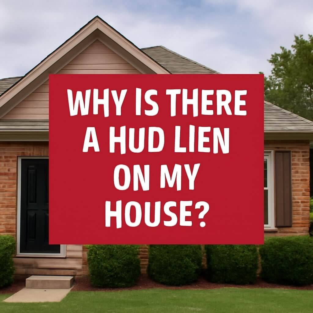 why is there a hud lien on my house