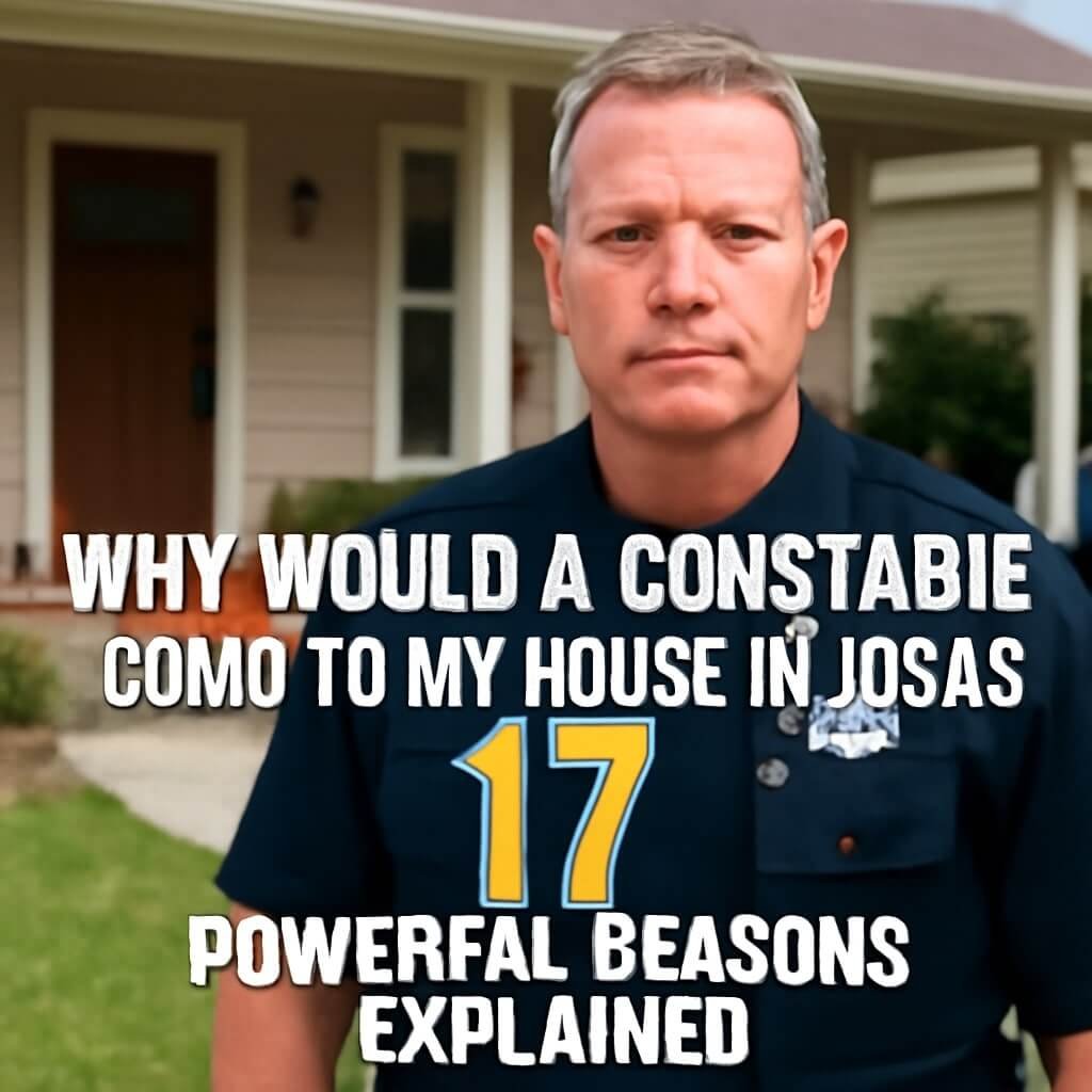 why would a constable come to my house in texas