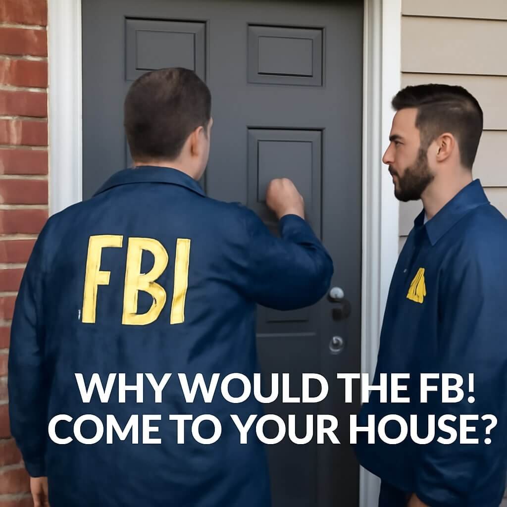 why would the fbi come to your house