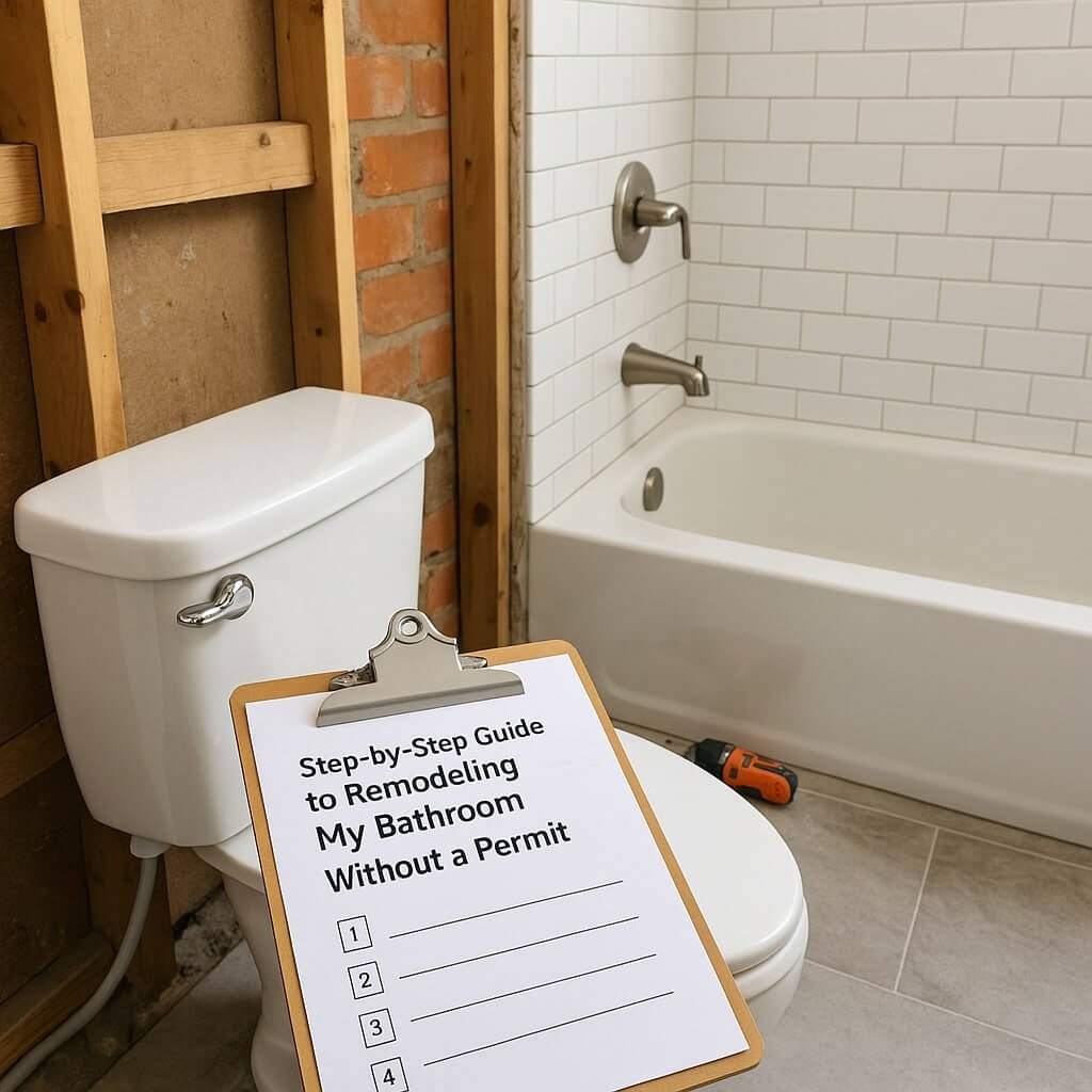 Step-by-Step Guide to Remodeling My Bathroom Without a Permit
