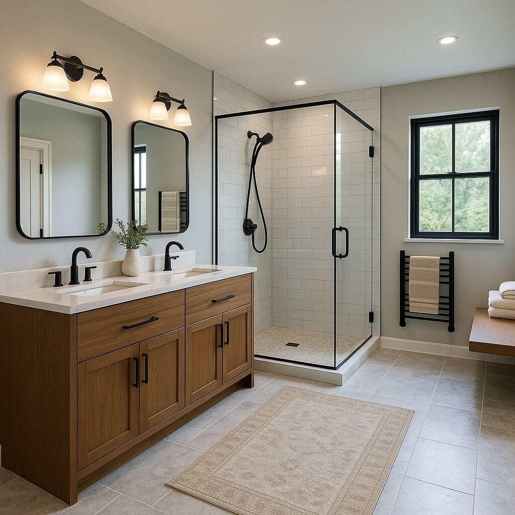 7 Creative Master Bathroom Remodel Ideas With No Tub