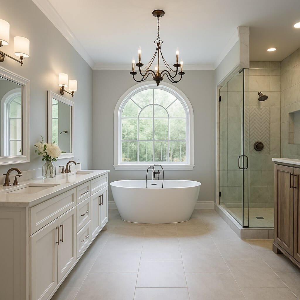 Top 7 Design Ideas for Master Bathroom Remodeling in The Woodlands
